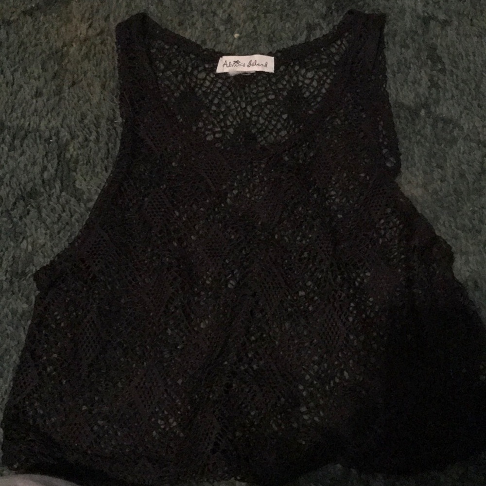 Black over top